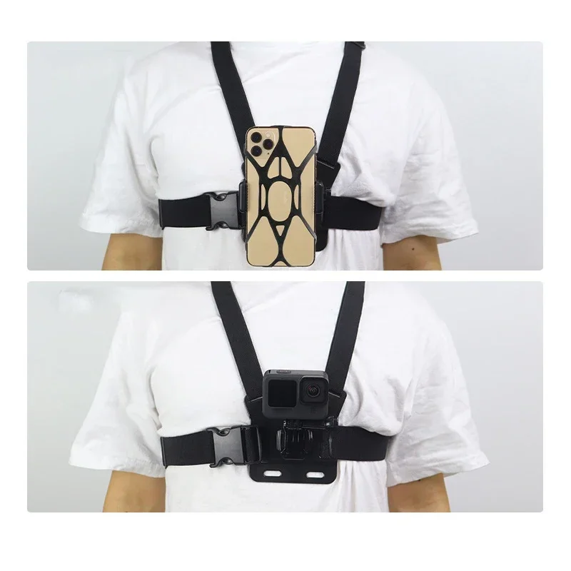 For-Smartphone-Mobile-Phone-Holder-Chest-Strap-Set-Multifunctional ...