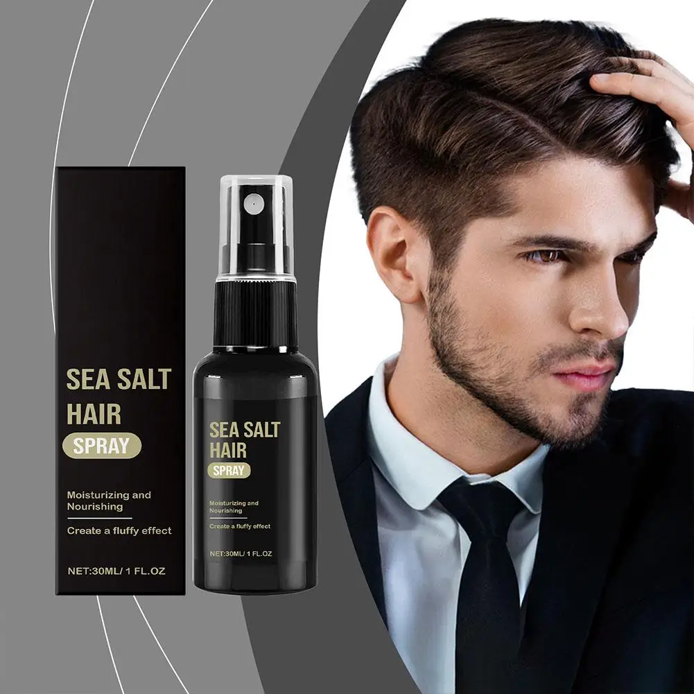 Sea Salt Hair Styling Spray 30ML Improving Thickening Strong Holding Non Greasy Fluffy Volumizing Reducing Sticky Hair Nourishin