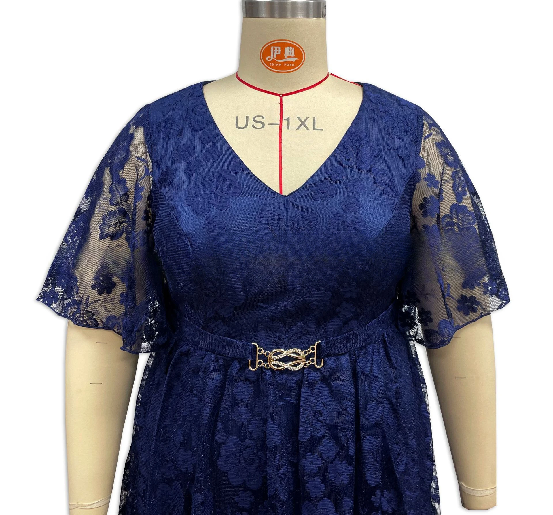 chinese dress ladies Amazon.com: Women's Plus Size Lace Dress Long Sleeve Maxi Dress Wedding  Party Gown Black X-Large : Clothing, Shoes & Jewelry main image 0