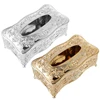 Luxury Continental Acrylic Tissue Box Kitchen Tissue Storage Box Handkerchief Toilet Tissue Holder Home Storage Supplies 3