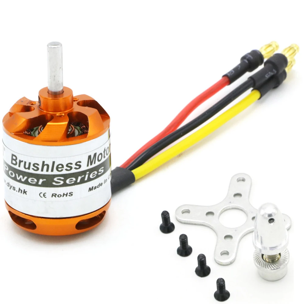 DYS D2836 750KV 880KV 1120KV 1500KV 2-4S Brushless Outrunner Motor For Rc Multicopter Airplane Helicopter
