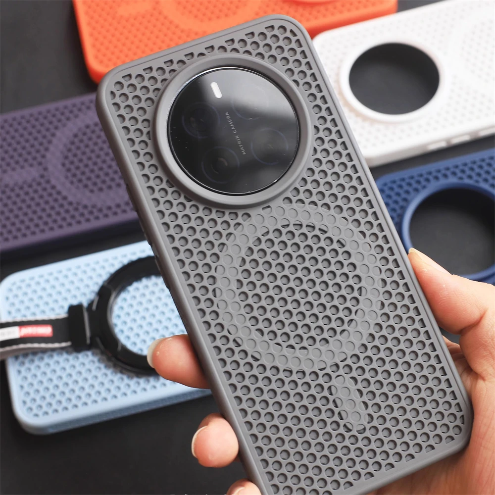 3D Stereo Magnetic Cooling Shockproof Matte Case with Heat Dissipation