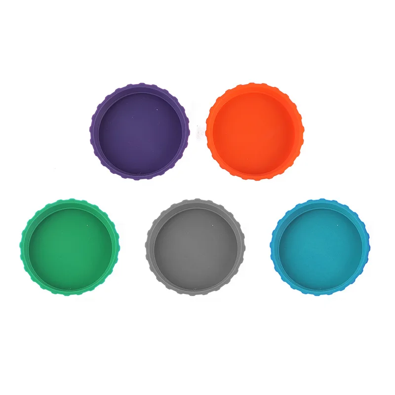 200 Pcs Soda Lid Covers Silicone Multi-color Beverage Beer Can Bottle Cap Protector Leak-Proof Cap