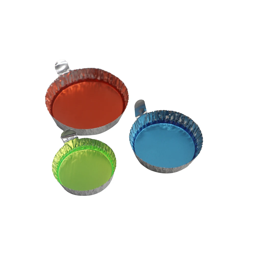 100 件 Aluminum Foil Weighing Dish Measuring Boats Laboratory Supplies Chemistry Pans