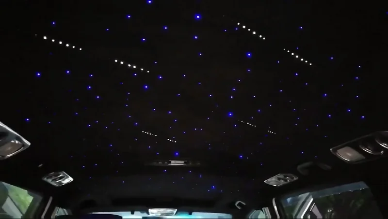 3W 12LEDs Shooting Star Sky APP Smart phone&Remote controlled Fiber Optic Ceiling Car roof Atmosphere Meteor Light Engine-White