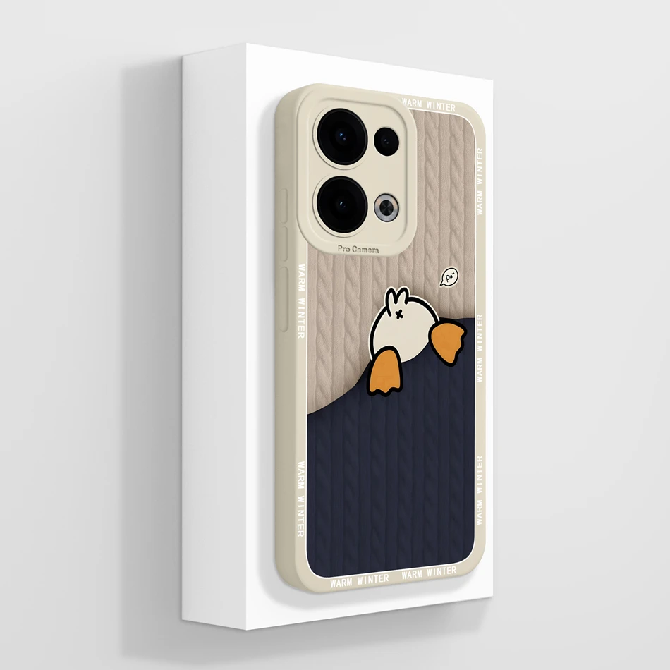 Cute Cat Panda Soft Liquid Silicone Phone Case - Full Coverage Anti-Drop Back Cover