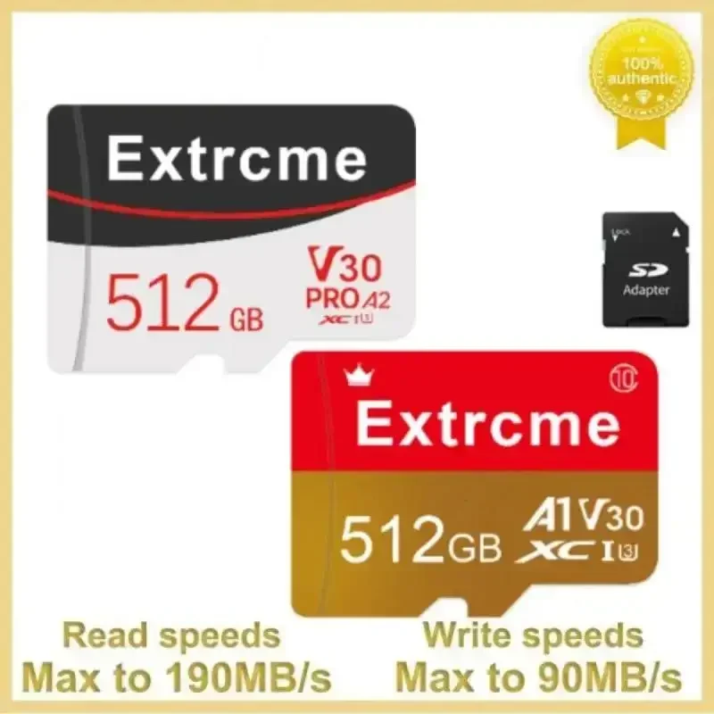 Scheda Sd Micro Tf Scheda Di Memoria Da 128Gb 64Gb Class10 Micro Schede Sd Tf Flash Ad Alta Velocità 512Gb 256Gb C10 Per Telefono Cellulare