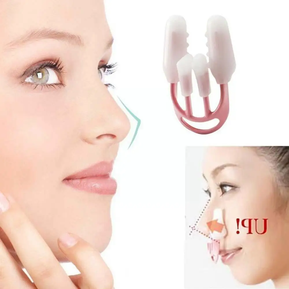Nose Clip Shaper Orthotics Beauty Slimming Straightening Tool Massager Nose Up Corrector Clip