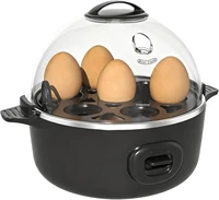 Cuiseur à œufs électrique multifonctionnel de 7 œufs, pour œufs durs, moyens ou mollets, avec arrêt automatique, poêle à omelettes et à œufs pochés, sans BPA, pour le petit-déjeuner 1