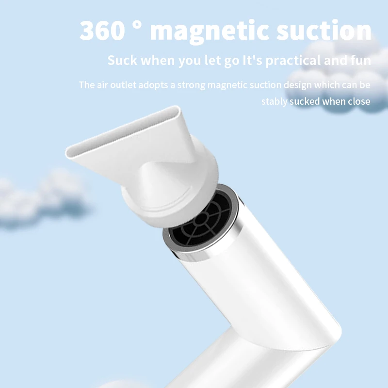 Foldable Hair Dryer High-speed Anion Constant Temperature Electric Professional for Home Salon Styling
