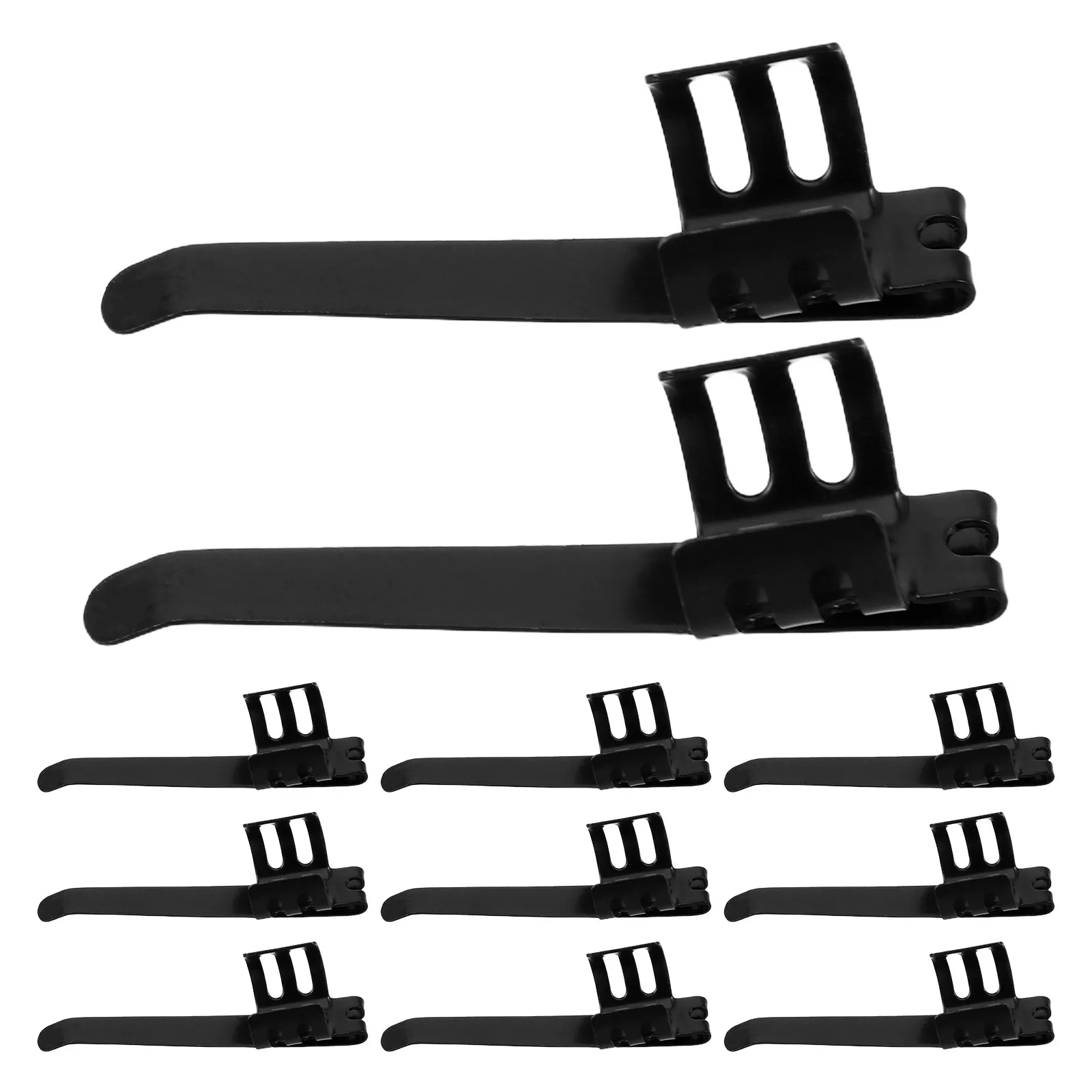 20Pcs 이동식 금속 손전등 벨트 클립 교체 포켓 버클 클립 야외 하이킹 캠핑 유지 보수를위한 토치 홀더에 부착