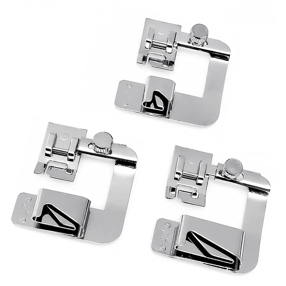 Sewing Machine Presser Foot Rolled Hem For Brother Singer