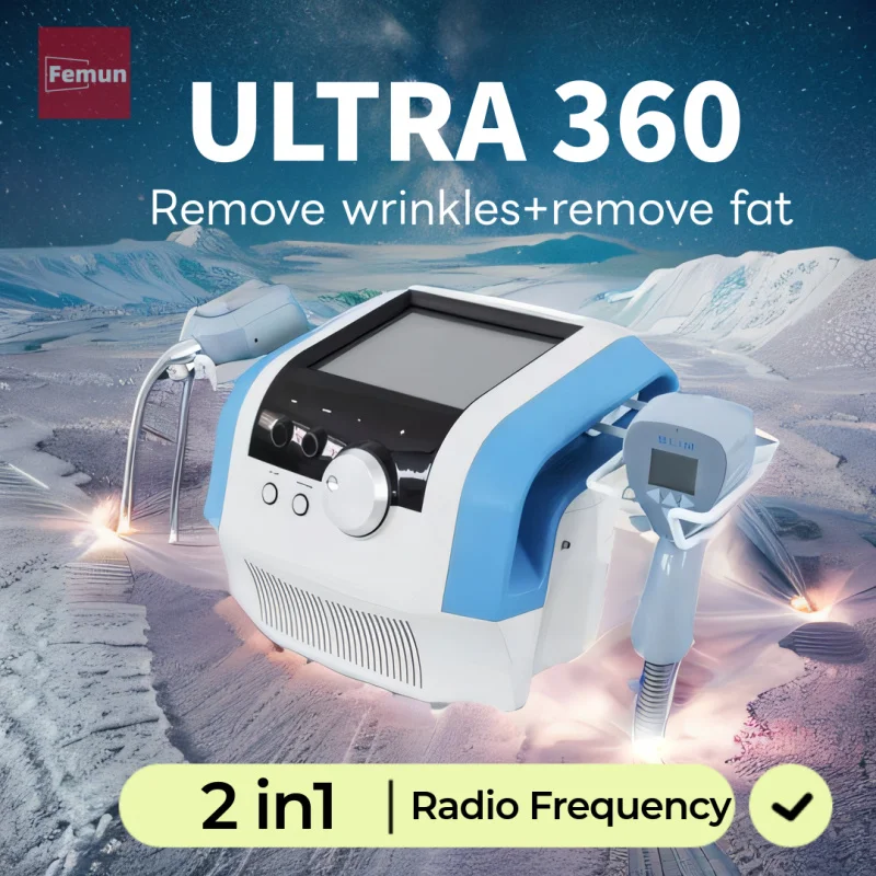 2 in 1 RF ULTRA 360 Body Contouring Cellulite Reduction Face EMS Skin Rejuvenation Tightening Beauty Machine