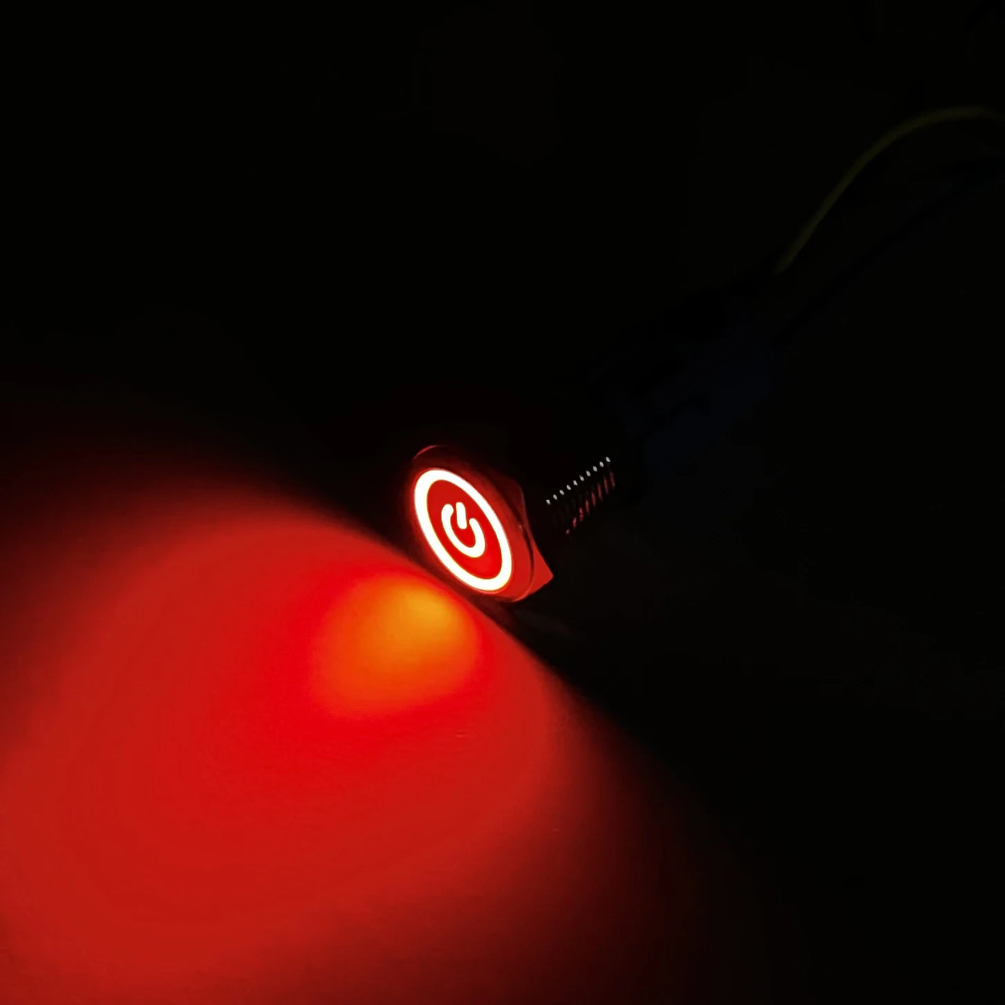 ตัวเลือกสินค้า ปุ่มสวิตช์กันน้ำ LED ปุ่มล็อค ON-OFF
