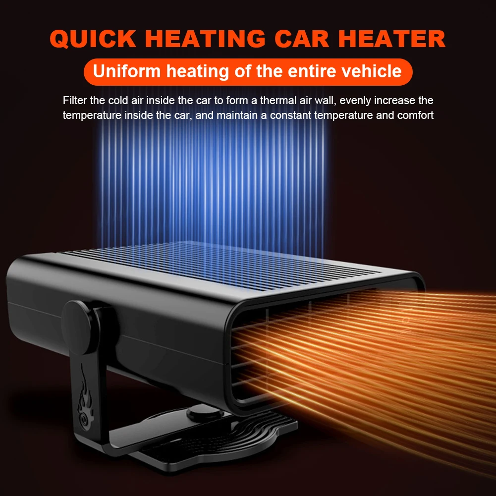 Car Windshield Heater Fast Heating Heater Fan Combo 360 Degree Rotation  Portable Windshield Defroster Car Accessories - AliExpress