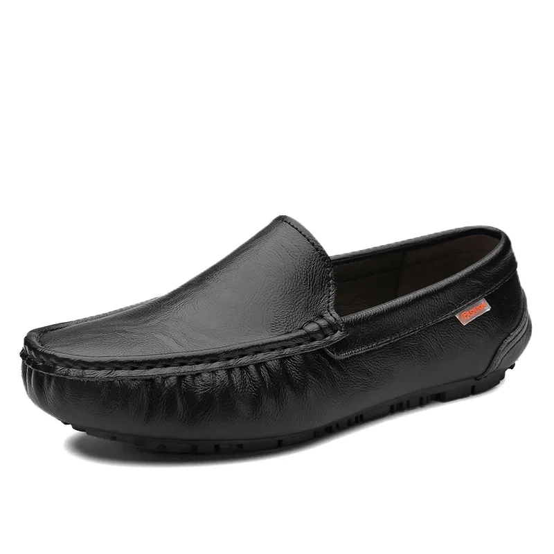Breathable Genuine Leather Men Loafers Fashion Casual Business Driving Casual Shoes for Men Spring Autumn Male Shoes Leather Shoes