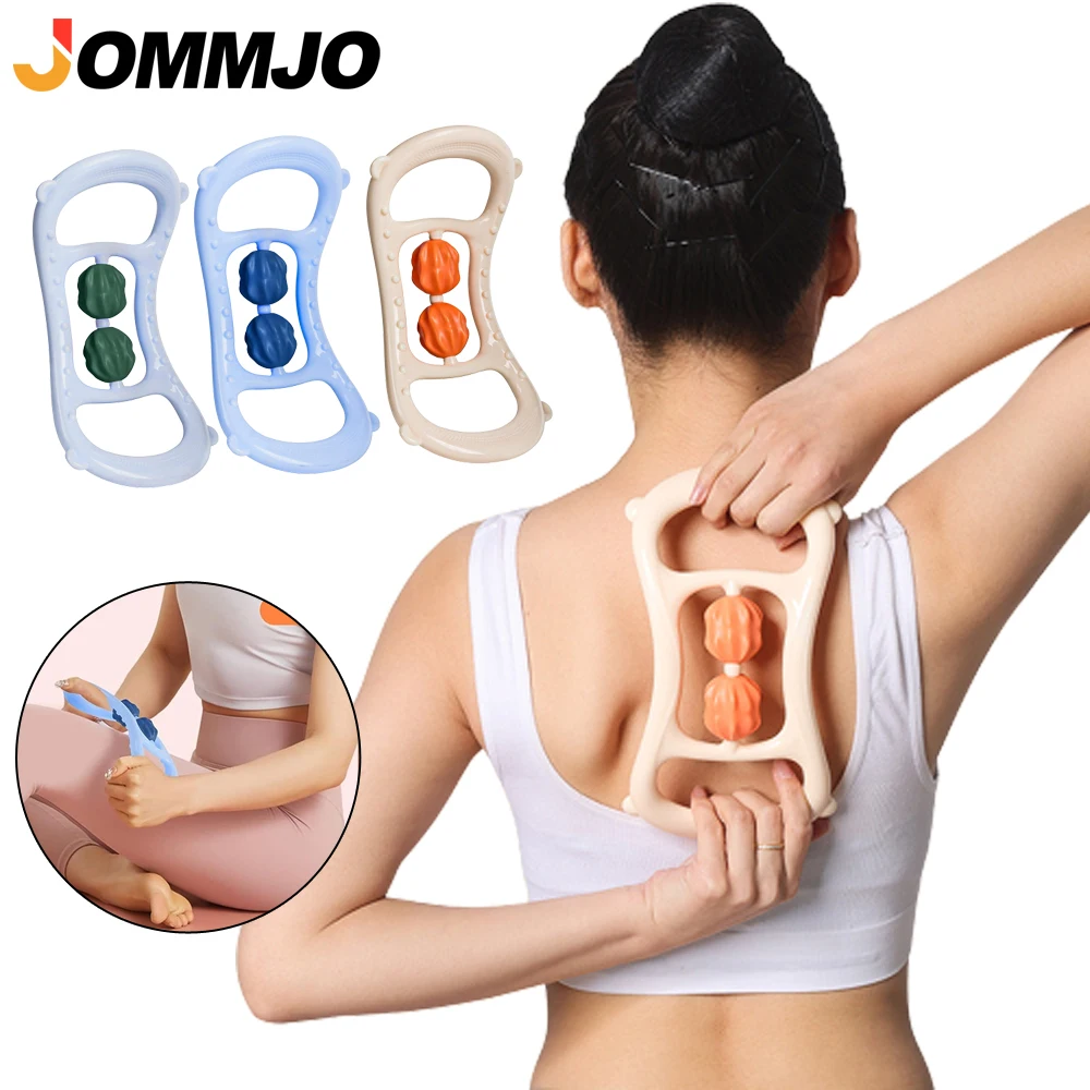 

1Pcs Neck Massager Back Massager, Trigger Point Roller Massager for Yoga Shaping Fitness, Pain Relief Massager for Deep Tissue