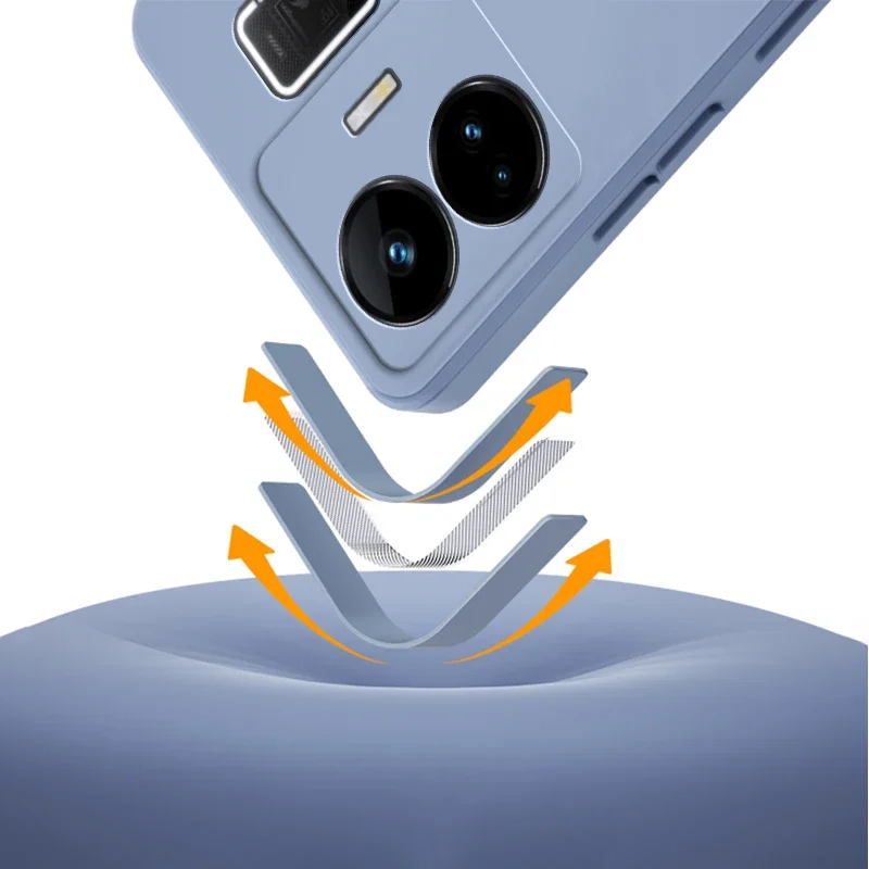 Original Square Liquid Phone Case for Realme GT Neo 5 Neo5 SE 240W 5G Soft Silicone 360 Shockproof Lens Protective Cover Housing — view 2