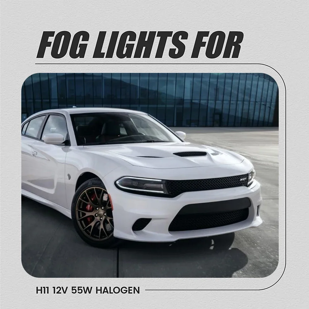 Front Bumper Fog Lamp Upgrade FOR Dodge Charger SRT 392 2015 2016 2017 2018  Version Additional Foglight Set Switch + Wiring - AliExpress 34