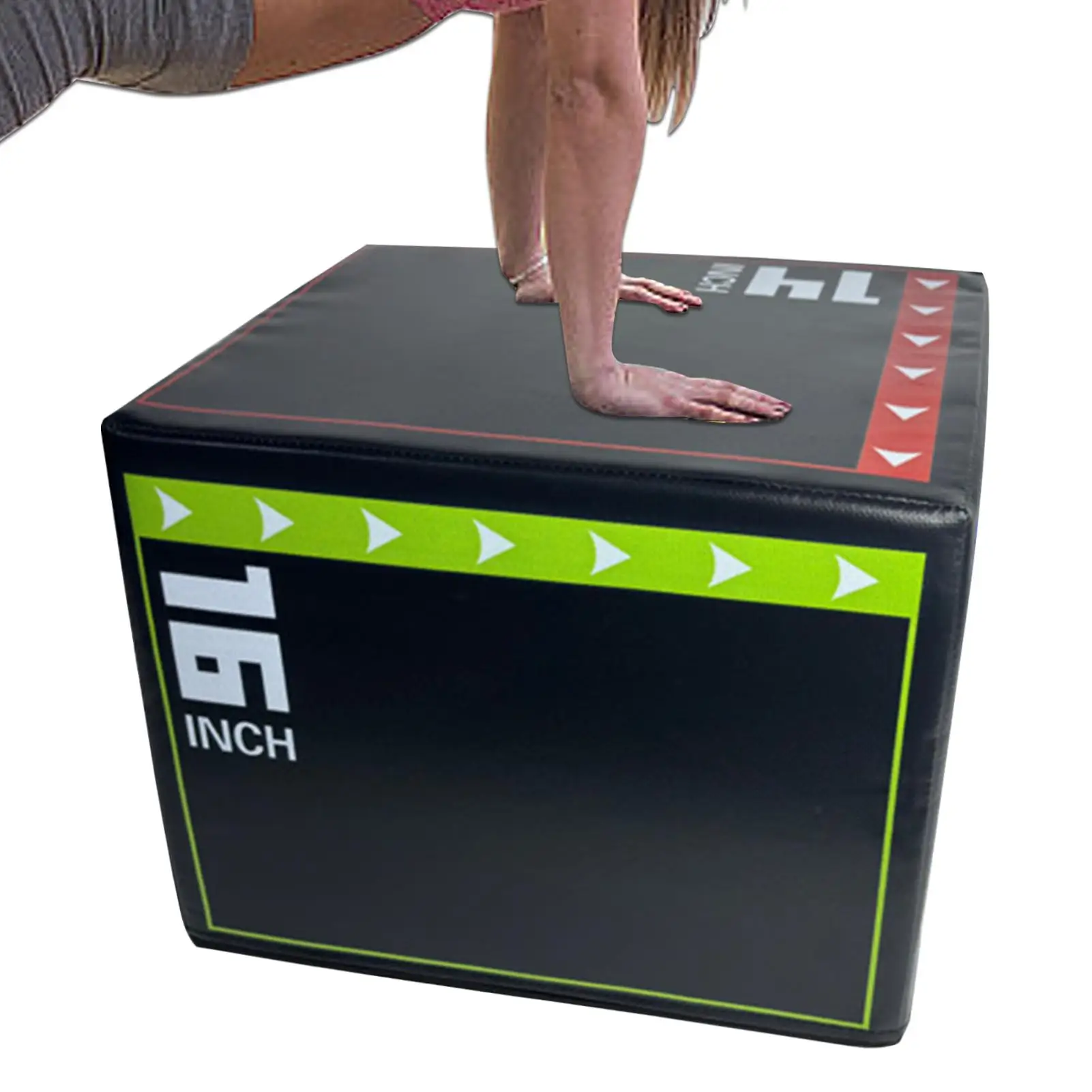 Jump Box Plyo Box High-Density Agility Conditioning Strength Training Dips Lunges For Home Gym Excerise Training