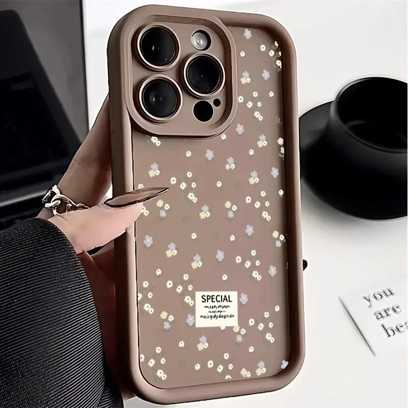 Chic Pink Bow & Floral Heart Design Phone Case