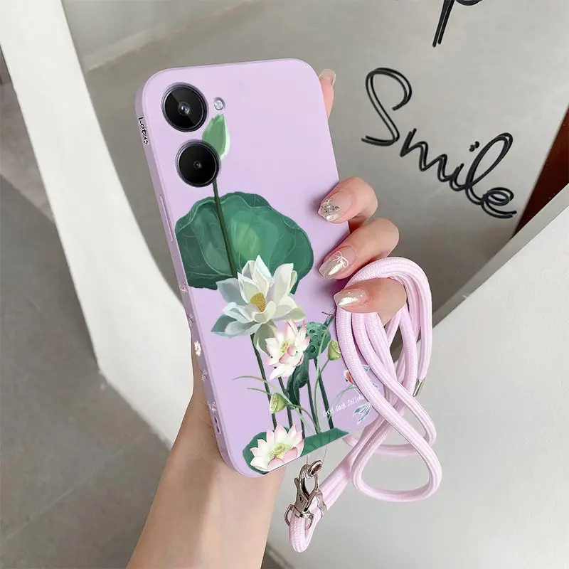 Elegant Lotus Silicone Phone Case - Stylish and Durable Cover