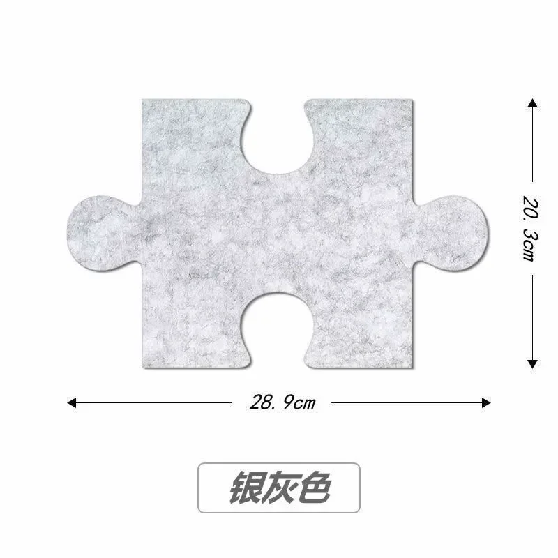 심플한 3D 퍼즐 펠트 보드 벽 스티커, 메시지 보드 사진 벽 작품 배경 코르크 게시판 디스플레이 보드 장식