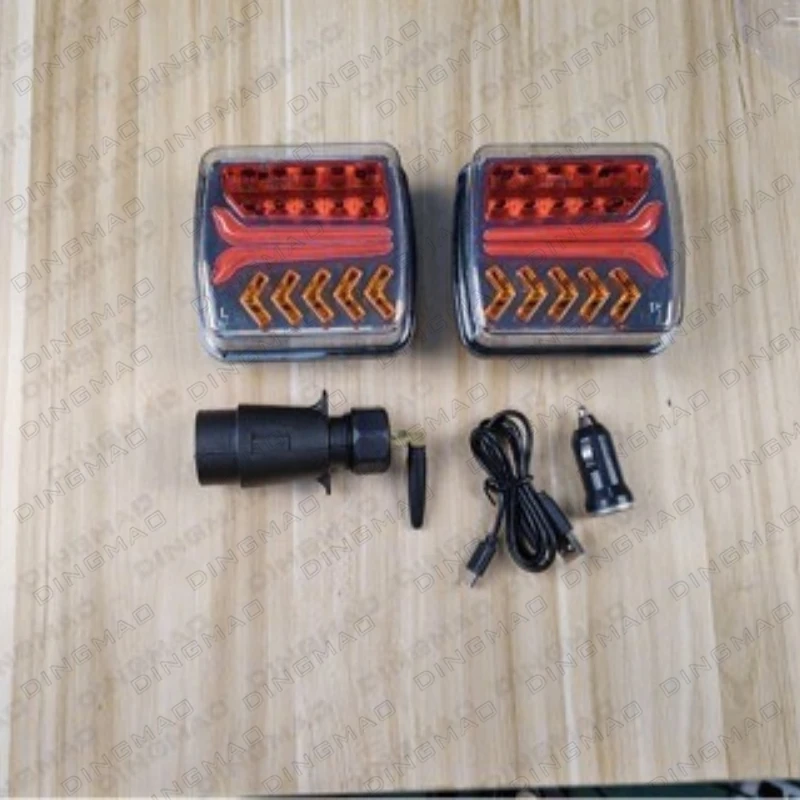 Kablosuz Araç Arka Lambası 32LED Oklu Treyler Kamyon Arka Lambası 12-24V