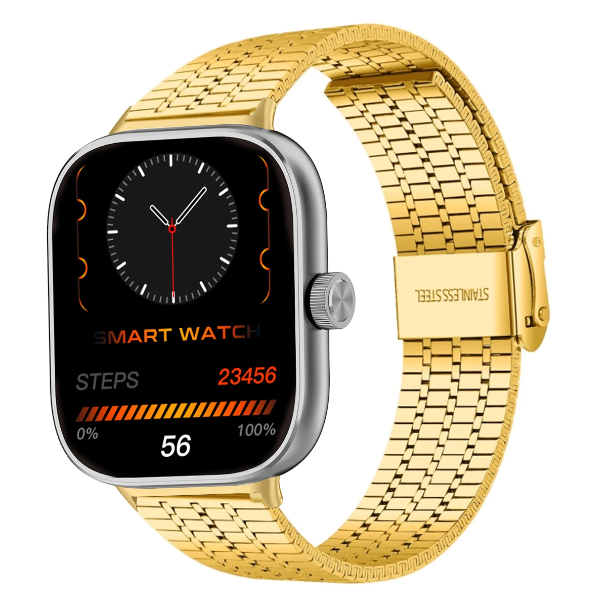 Stainless Steel Metal Bracelet Watchband - Premium Replaceable Business Strap