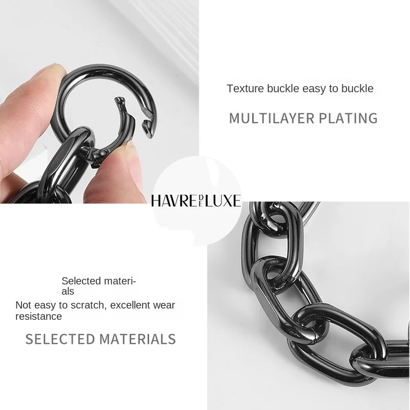 HAVREDELUXE Extended Chain For Longchamp Hobo Armpit Bag Shoulder Strap  Transformation Messenger Bag Strap - AliExpress