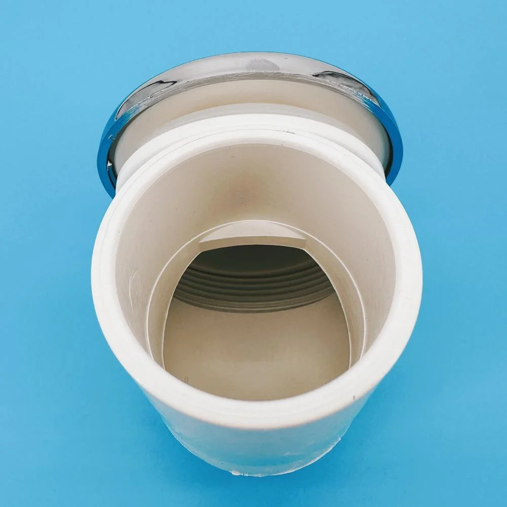 50mm Water 95mm Cover Ring Shape Bathtub Backwater Suction Chromed Cover PVC Body Cobweb Shape Massage Bathtub Suction Drainer bathroom hardware accessories,plumbing tool