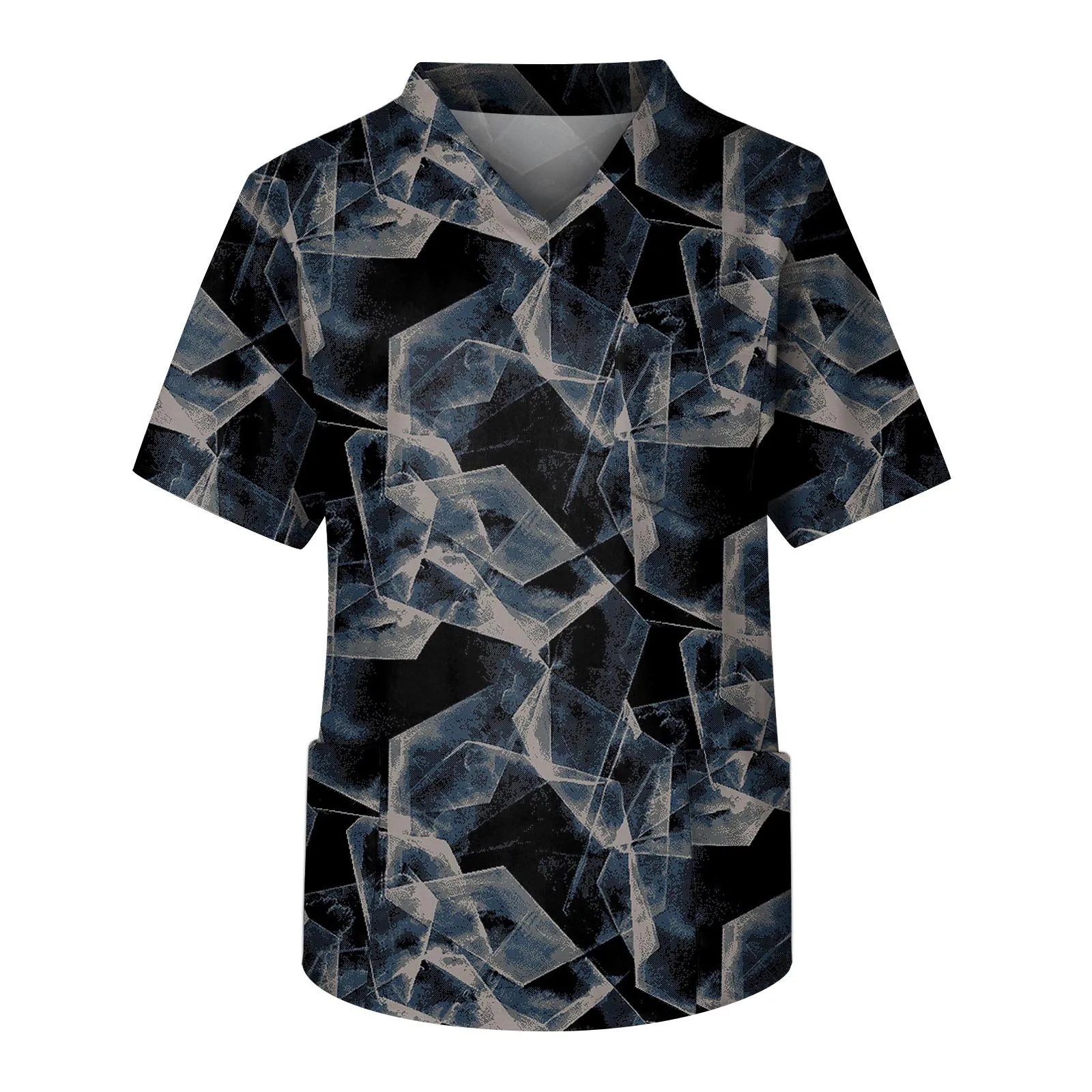 

Одежда для мужчин, приятные для кожи, праздничные Клубные цветные принты с V-образным вырезом и коротким рукавом, Простые Топы, футболка, мужские рубашки