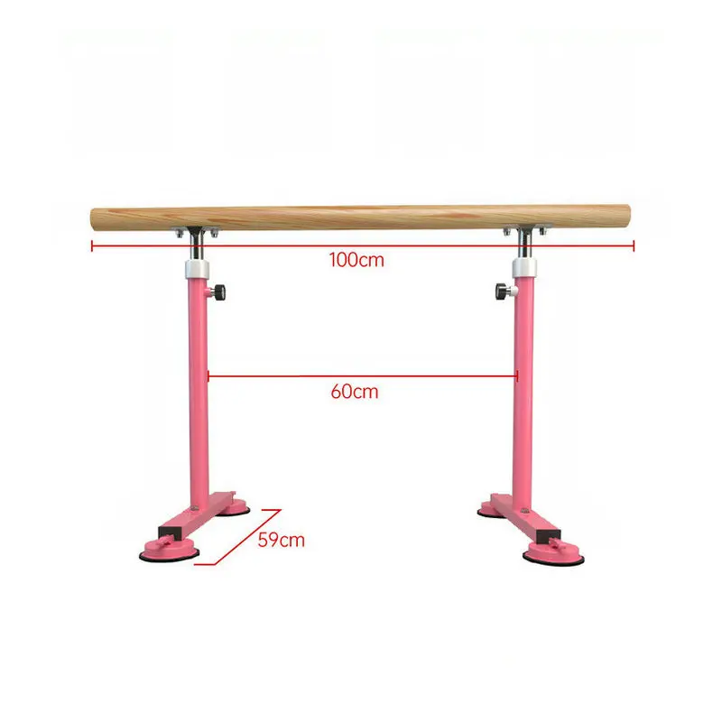 Домашний мобильный Профессиональный 1 м штанговый танцевальный балет, 80-120 см с регулируемой высотой, балетный штанговый тренировочный вспомогательный инструмент