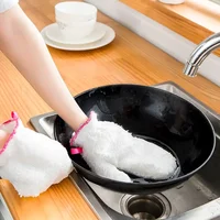 Household Oil - Free Dishwashing Utensils Kitchen Cleaning Oil Proof and Waterproof Dishwashing Gloves 1