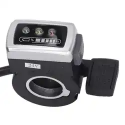 Electric Bike Thumb Throttle with Battery Status and Switch (36V)