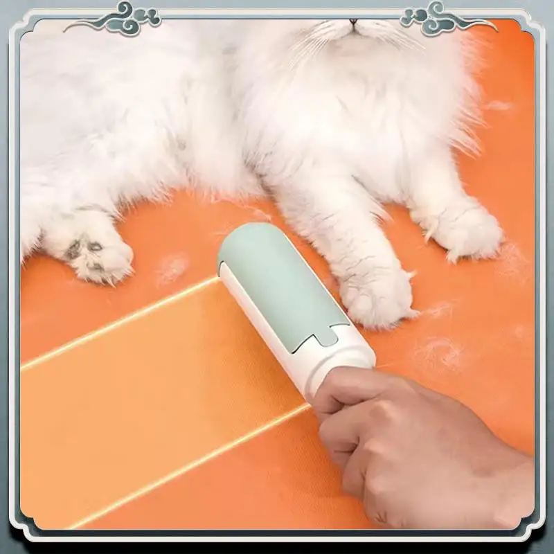 Durable Pet Hair Scraper Cat Hair Dog Cleaner Sofa Carpet Removal Artifact Cat Roller Sticky Device