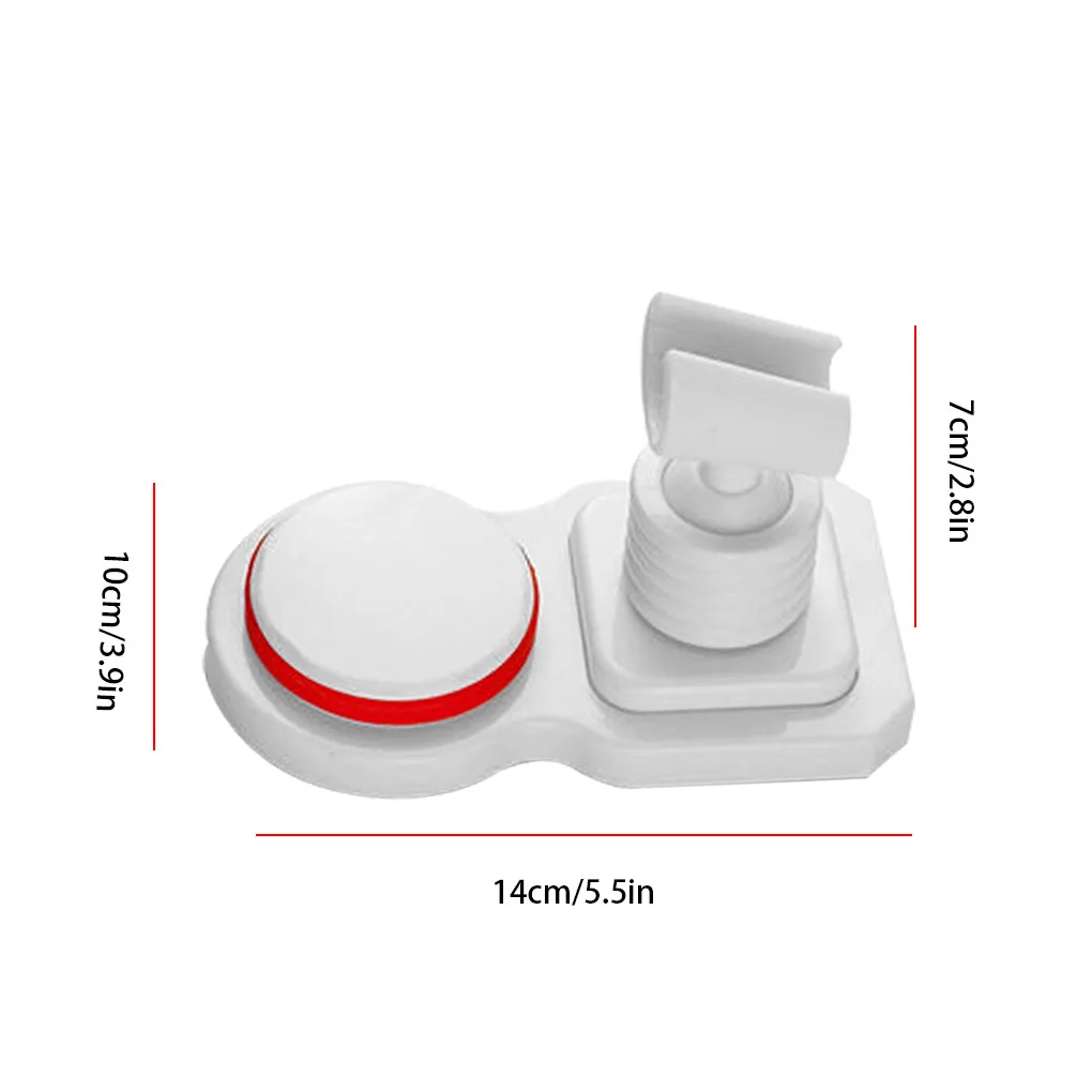 

Держатель для душевой лейки регулируемый кронштейн для душа без гвоздей настенный держатель для душевой лейки серебристый