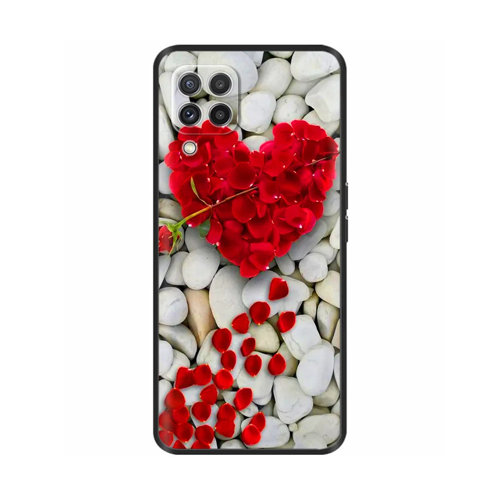Floral Painted Silicone Protective Case - Elegant Bumper Cover