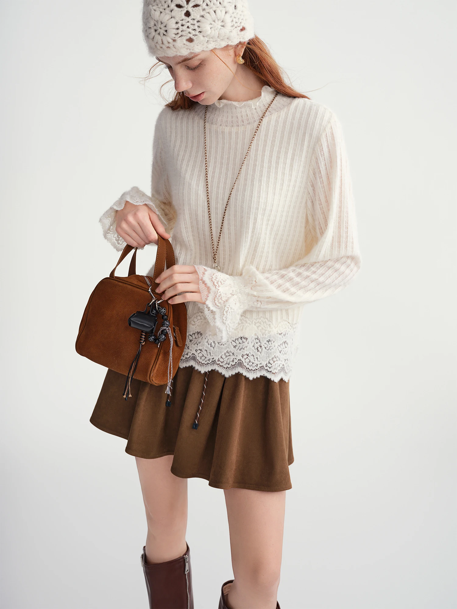 DUSHU Gentle Bottoming T-shirt Women, Top Loose All-match Elegant Ladies - Uniqwear