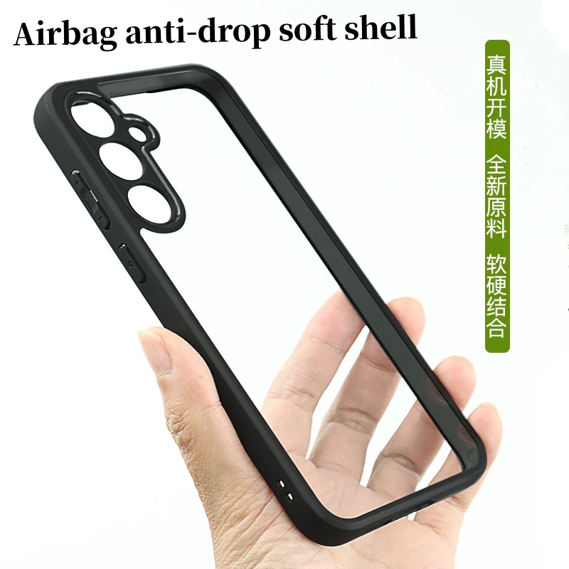 Per Samsung Galaxy A55 Custodia Samsung Galaxy A55 A15 A54 A24 A34 Custodie Tpu Anti-Drop Clear Soft Capa Cover Posteriore Per Galaxy A55 5G