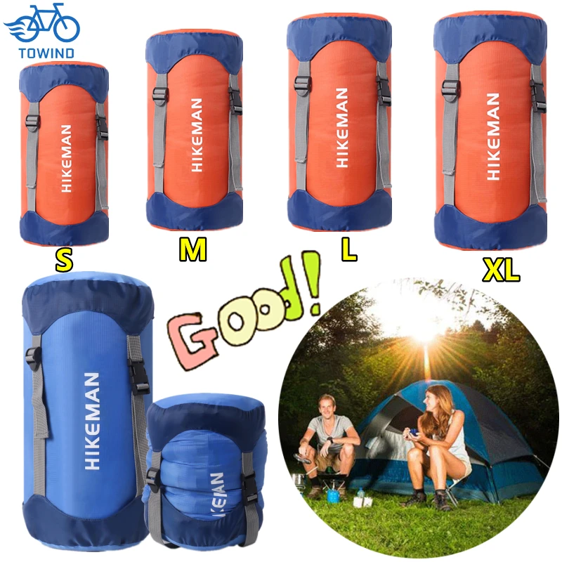 New Sleeping Bag Stuff Sack Water-Resistant Ultralight Outdoor Storage Bag Space Saving Gear for Camping Hiking Backpacking Tool