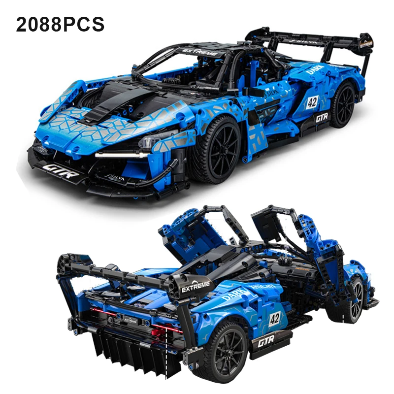 

2088 шт., Детский конструктор McLaren GTR MOC 1:10