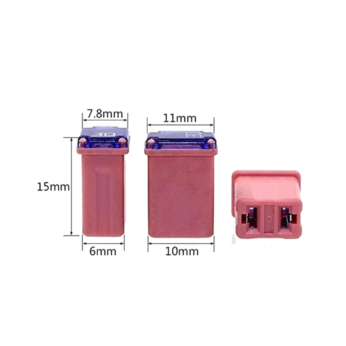 Miniature Box Fuses FMM MCASE Type FMM Maxi Fuses ("Low Blow") 10 PCS of 20Amp 30Amp