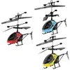 RC Helicopter Drone With Light Electric Flying Toy Radio Remote Control Aircraft Indoor Outdoor Game Model Gift Toy For Children 4