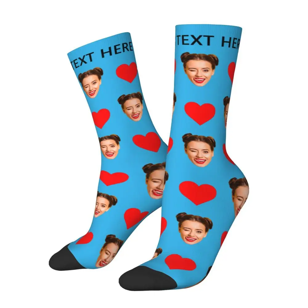 Personal Custom Avatar Printed Socks Cozy Sport Middle Tube Socks Cotton for Unisex Birthday Present 20 S6258b6ac7f0d428b82acb6e77ed50835y