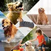Dog Bathrobe Towel 2 in 1 Adjustable Magic Tape Fast Dry Robe Super Absorbent Pet Wear for Small Medium Sized Dogs After Bathing 2