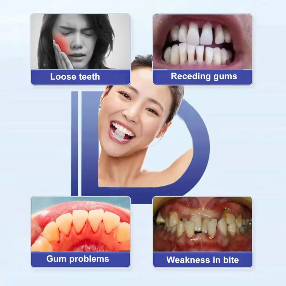 Toothpaste Teeth Whitening Toothpaste Effective Gum Repair for Bleeding Swelling Decay Prevention Stain Removal