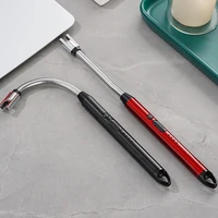 USB Windproof BBQ Lighter 360° Electric Arc Flameless Plasma Ignition Long Kitchen Lighters Gas Lighter for Candle Gas Stove 2