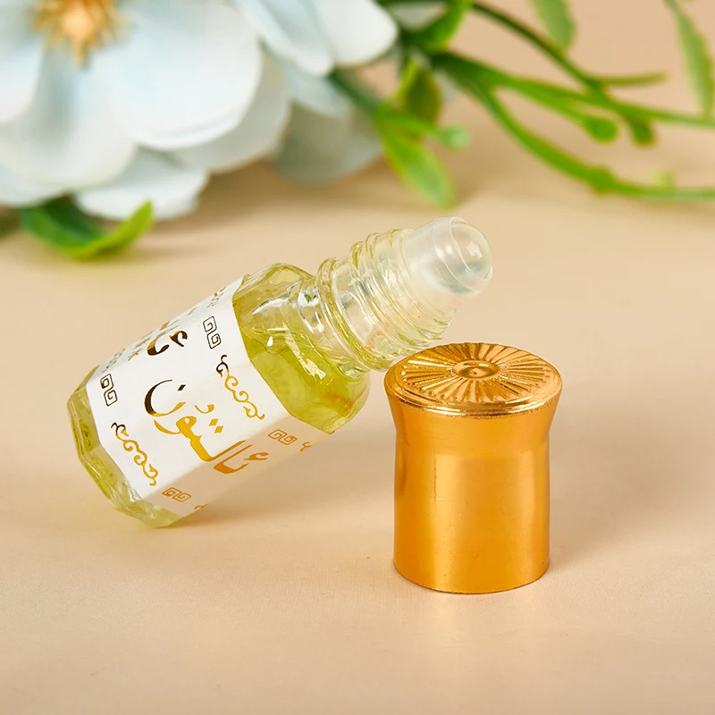 3ML Saudi Essential Oil Perfume Essential Oil Perfume Floral Notes Lasting Fragrance For Women Flower Flavor Perfume Essence Oil Body Deodorization
