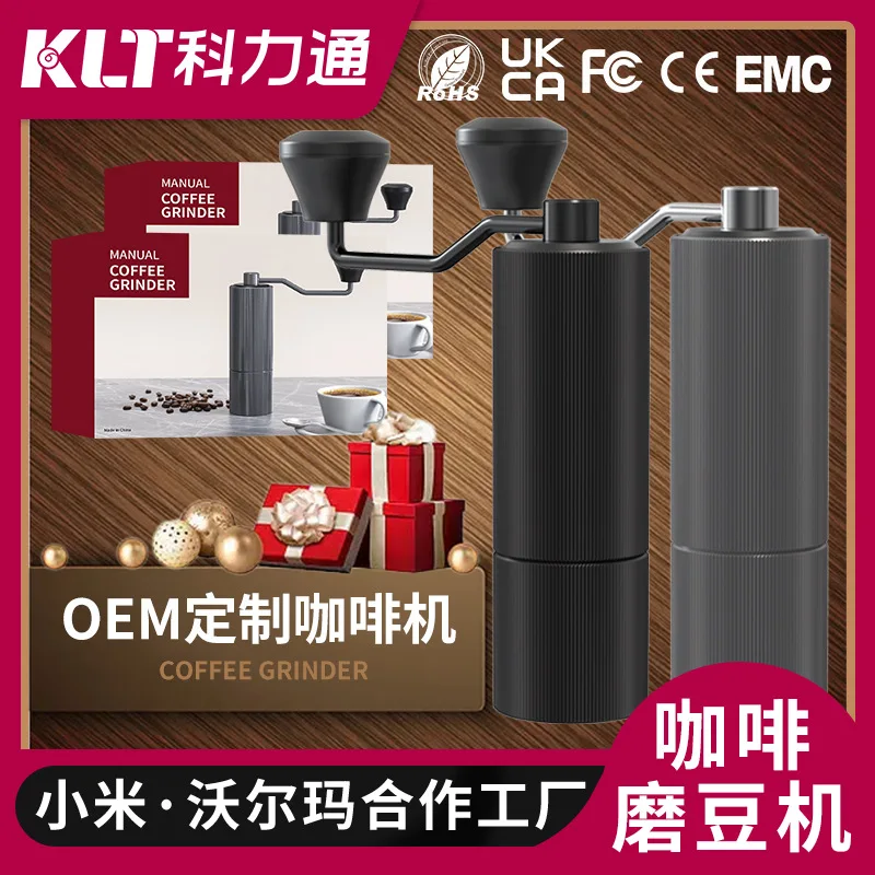 

Kelitong New Product Home Portable Powder Coffee Machine Hand Grinder Bean Grinder Commercial Hand Flush Coffee Gri